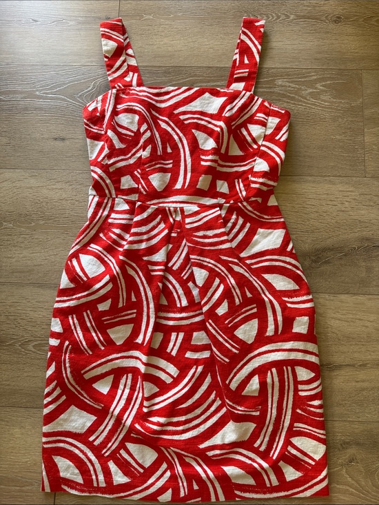Banana Republic Dresses & Skirts - Banana Republic Red and White Printed Cotton Dress